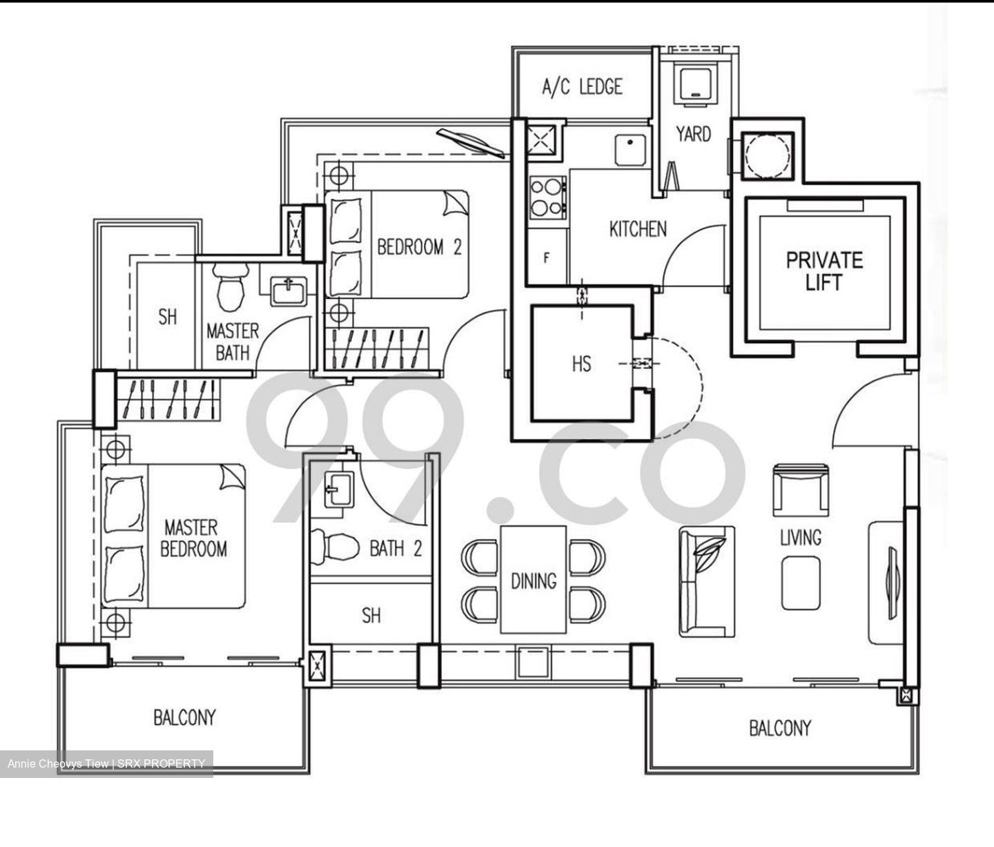 Esta Ruby (D14), Apartment #394933851
